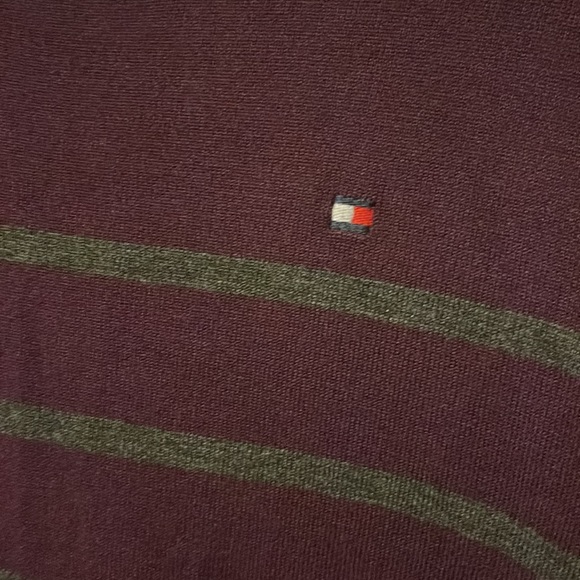 Tommy Hilfiger striped sweater dress. Size M. Button design on sleeve - Picture 2 of 5